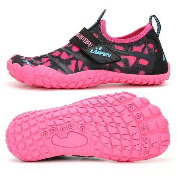 Ubfen Chaussures d'Eau pour Enfants Garçons Filles Chaussettes Aqua Pieds Nus Plage Sports Piscine Séchage Rapide Légères Tout-Petits Petits Grands Enfants