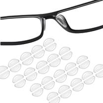Air Bag Nosepads Casewin Adhesive Eyeglass Nose Pads Anti-Slip Nose Pads Comfortable Air Chamber Nose Pads 1 mm/ 0.04inch Thickness for Full Frame Eyeglasses Sunglasses (20 Pairs)
