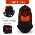 thumbnail image 4 of Kids Balaclava Face Mask, AYAMAYA Winter Windproof Hat Ski Mask for Cold Weather, Full Face Cover Warm Fleece Ski Mask Neck Warmer for Skiing Cycling, 4 of 7