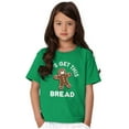 thumbnail image 4 of Xmas Let's Get this Bread Gingerbread Crewneck T Shirts Boy Girl Teen Brisco Brands L, 4 of 6
