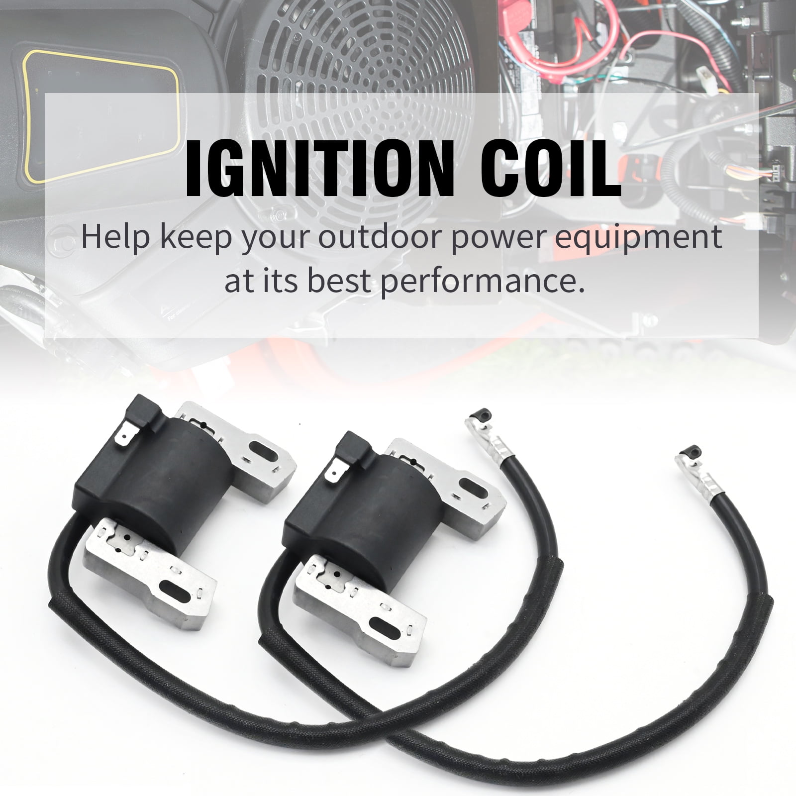Anxingo 2Pack 592846 Ignition Coils with Spark Plug Replacement for Briggs & Stratton 4035A7 404577 403677 406777 407677 Engines, Replaces 691060 799651 499447