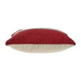 thumbnail image 6 of Ox Bay 20" x 20" Hand-Woven Red/ Blue Stripe Cotton Blend Pillow Cover, 6 of 9