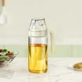 thumbnail image 4 of Glass Oil Dispenser Bottle with Automatic Lid, Leak-proof Design and Clear Glass Container for Easy Pouring, Non-drip Spout for Kitchen Countertop and Cooking Oil Storage,Vsgery, 4 of 7