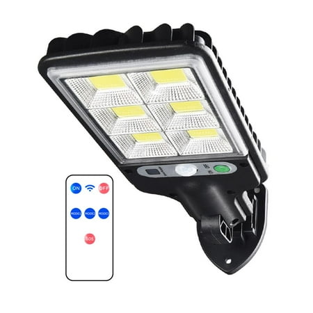 

TBOLINE LED Solar Wall Light Outdoor Motion Sensor Lamp Garden Remote Lamp (72COB)