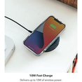 thumbnail image 6 of mophie - wireless charging hub Universal wireless charging hub with USB-A and USB-C ports. for AirPods iPhone Google Pixel Samsung Galaxy Qi-enabled Devices USB-C and USB-A devices - black, 6 of 7