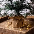 thumbnail image 7 of Cififendec Christmas Flocked Mini Tabletop Tree, 17.71", Christmas Snow Dusted Artificial Evergreen Centerpiece for Christmas Dining Table Seasonal Setting Arrangement, 7 of 7