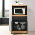 thumbnail image 2 of Modern Indoor Furniture Microwave Kitchen Cart, 2 of 5