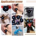 thumbnail image 6 of 20pcs Luminous Dragon Craft Safety Eyes 22mm Luminous Safety Craft Eye Dragon Eye Plastic & Glass Craft Eyes Half Round Safety Eyes for Puppet Plush Bear Decor Royal Blue, 6 of 6