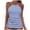 Sky Blue, variant on Wamejoo Womens Tankini Tops High Neck Bathing Suit Tops Slim Fit Ruched Swim Tops Only UPF50 (Navy, XXL)