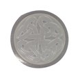 thumbnail image 1 of Celtic Weave Plastic Craft Mold use with Concrete or Cement for Making Stepping Stones 1198, 1 of 4
