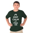 thumbnail image 4 of Keep Calm Fish On Fishing Enthusiast Boys Kids T Shirt Tees Tops Teen Brisco Brands X, 4 of 6