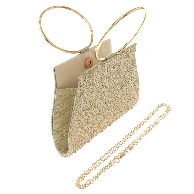 Fashion Evening Clutch Bag, SKU: BZY201-GLD