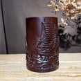 thumbnail image 4 of Rosewood pen holder, carved from ebony wood, symbolizing smooth sailing, solid wood pen holder craft, student desktop storage ornament., 4 of 4