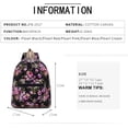 thumbnail image 6 of Bravo Floral Small (12 Inch) School Backpack, Beautiful All-Purpose Casual Daypack, Floral Red, 6 of 7