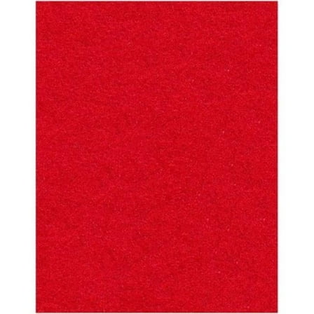Genuine Joe Buffing Floor Pad - 5/Carton - 14" Width - Buffing, Floor - Red