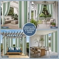 thumbnail image 5 of Sage Green Grey Stripe Outdoor Curtains for Patio Waterproof,Windproof Privacy Curtains with Weighted Bottom,Farmhouse Simple Striped Outside Drapes for Picnic Garage Backyard Cabana 54"x108" 2 Panel, 5 of 8