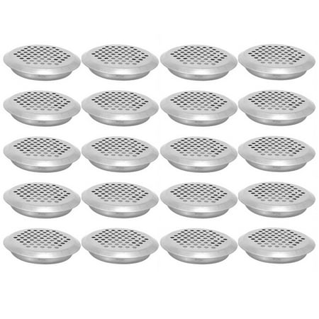 

20pcs Stainless Steel Air Vent Grille / Wardrobe Cabinet Metal Ventilation Plug