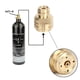 thumbnail image 4 of Adaptador de recarga de cilindro de CO2 con rosca hembra G1/2 a rosca macho TR21-4 para SodaStream Soda Club (dorado), 4 of 11
