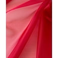 thumbnail image 4 of Sheer Organza Fabric by the Yard for Sewing Fashion Wedding Dress DIY Event Decorations, 60’’ Wide Sparkle Silky Crystal Organza Fabric (Red, 3 Yard), 4 of 5