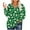 Green, variant on Xixinqiwan Womens Tops Plus Size Long Sleeve V Neck Causal Blouse Dressy Shirts Trendy Pleated Tunic for Legging