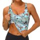 thumbnail image 3 of Fotbe pirate with funny animals Sujetador Deportivo Largo sin Aros para Mujer con Almohadillas y Soporte Medio, Transpirable y Absorbente, Camiseta Tipo Chaleco o Tank Top-Small, 3 of 8