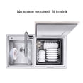 thumbnail image 3 of Mini Dishwasher, 5V10W Multifunctional Dishwasher 32.8"Household USB Mini Ultrasonic Dishwasher Dish Washing Machine Cleaner(Red), 3 of 5