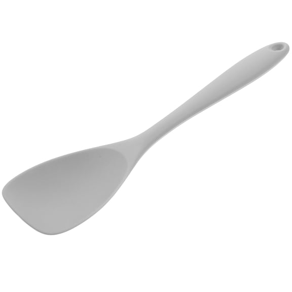 HAMPPLIES Grey Silicone Cooking Spatula Multi-Function Non-Scratch Kitchen Utensil with Hanging Hole