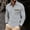 Gray, variant on fnnxeal Mens Polo Shirts, Fall Winter Waffle Pocket Casual Collared Long Sleeve Black Polo Shirts for Men Size L