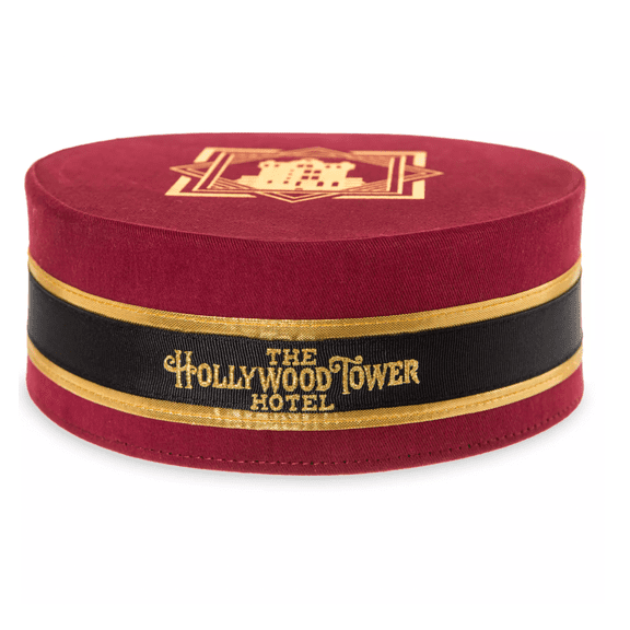 Disney Parks Hollywood Tower Hotel Bellhop Hat for Adults New with Tags