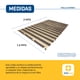 thumbnail image 3 of Malla Sombra 1.5x2 Metros - Rectangular Bicolor - Lonas para Exteriores - Lona para Sombra - Argolla y Bastilla Ultra-Resistente - Protección UV - Fácil Instalación - Malla 1.5x2 BC, 3 of 6