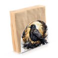 Bird Black Napkin Holder for Table Clear Napkin Stand Paper Holder