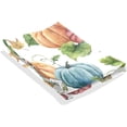 thumbnail image 5 of FREEAMG Tapestry Thanksgiving Watercolor Colorful Pumpkin Leaves Tapestry Wall Hanging Decorative Wall Tapestries Wall&nbsp;Blanket&nbsp;Bedding Tapestry for Bedroom Living Room Dorm 60"x51", 5 of 7