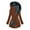 Brown, variant on Lovskoo 2024 Women's Parka Fall and Winter Clothing Solid Color Hooded Plush Cotton Brown