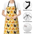thumbnail image 6 of Uemuo Funny Chicken Pattern Waterproof Apron Adjustable Dishwasher Apron- Apron for Women Men Heavy Duty Work Apron for Dishwashing Chemical Lab, 6 of 9
