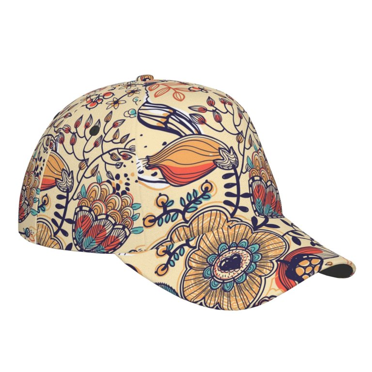 Floral Fantasy Women\'s Cap Floral Fantasy | rae & grace Scrub Cap | Luxury Scrub Caps main image 2