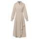 thumbnail image 3 of Gibobby Vestido de manga larga Vestido formal elegante para mujer con estilo vintage y cintura ceñida(Beige,XL), 3 of 5