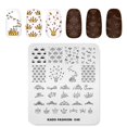 thumbnail image 1 of Placa de estampado de uñas, corona de moda, tema Rey Reina de lujo, estampado de sellos con varios patrones, plantilla de sello de imagen, arte de uñas para diseño de uñas de Rolabling, 1 of 5