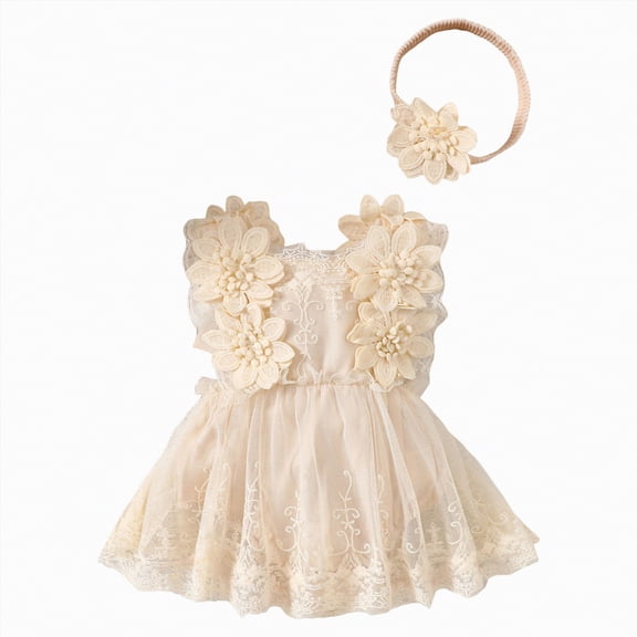 Kogui Baby Girl Bodysuit Dress Baby 4th of July Outfit Girl Newborn Infant Toddler T Shirts Oversized Romper Romper Cute Clothes 0 3 6 9 12 18 24 Months (Beige,0-3 Months)