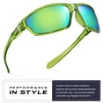 thumbnail image 4 of Polarized Wrap Around Sports Sunglasses for Men Women Driving Fishing Running Cycling Sun Glasses, 4 of 6