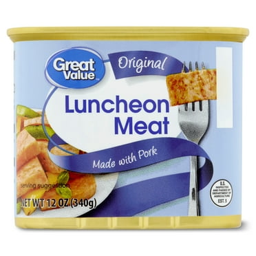 Great Value Original Luncheon Meat, 12 oz Easy Open Can