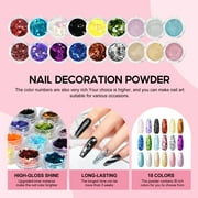 COSCELIA Acrylic Nail Kit Complete Set 3PC Acrylic Powder 6pcs Gel Polish Set 100pcs Acrylic Nail Tips Manicure Art Gift for Women