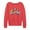 HEATHER RED, variant on Sesame Street - Ss Soccer Jersey - Women's French Terry Long Sleeve Pullover