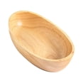 thumbnail image 4 of Plato de sushi de madera multiusos estilo japonés para fiestas, mesa de cocina y hogar. 17cmx10cm, 4 of 9