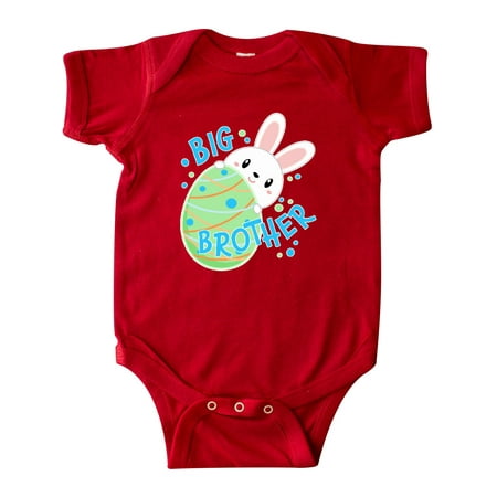 

Inktastic Big Brother bunny- Easter egg Gift Baby Boy Bodysuit