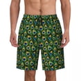 thumbnail image 1 of Colorful Feather Board Shorts Summer Purple Bule Running Beach Short Pants Man Quick Dry Classic Custom Oversize Beach Trunks, 1 of 5