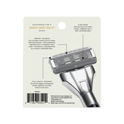 Cremo 5-Blade Barber Grade Mens Razor Cartridge Refills 4 Ct