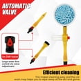 thumbnail image 3 of Auto Rotating Car Wash Brush 360 Spin Foam Cleaning Kit High Pressure Long Handle (red ), 3 of 8