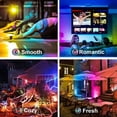 thumbnail image 4 of RGB Flood Light Outdoor Indoor LED 50W Equivalent to 500 Watts, 5700K Daylight White Floodlights, Color Changing Stage Landscape Lighting with Remote, Waterproof IP66-2 Pack, 4 of 6