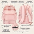 thumbnail image 5 of Bentgo 2-in-1 Backpack with Insulated Meal Compartment - Soft Blush, 5 of 7