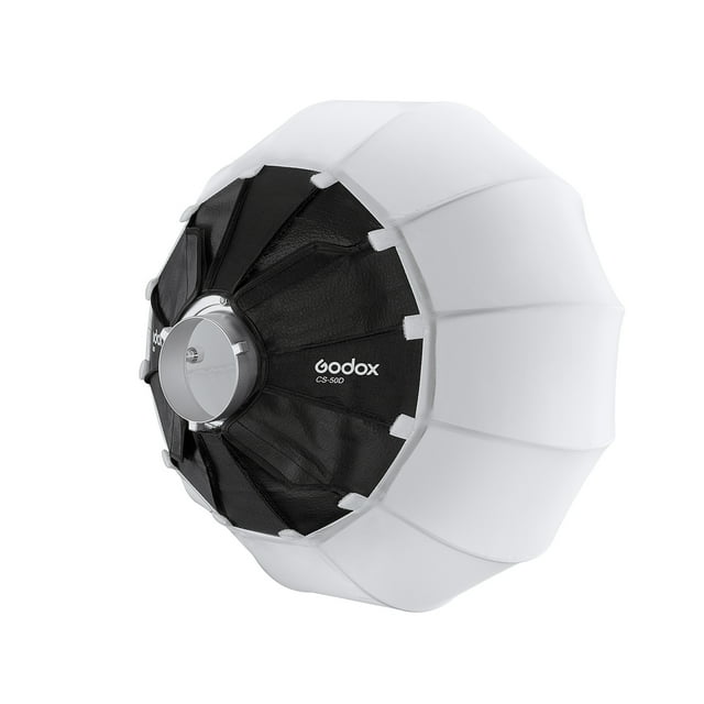 Godox CS-50D 50cm/20in Diameter Collapsible Lantern Softbox Photography Soft Box with Bowens Mount Quick Installation for Video Recording Live Streaming Film Making Product Portrait Photography
